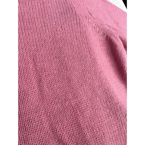 NWT MEDIUM Access Liz Claiborne Rose Pink Open Angora Blend Cardigan Sweater - Picture 9 of 9